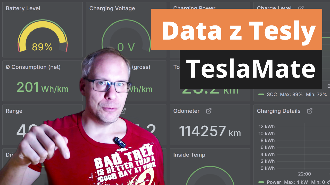 TeslaMate - všechna data o své Tesle na vlastním serveru | Stream